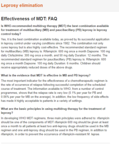 Leprosy-elimination-Effectiveness-MDT-FAQ